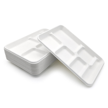 Biodegradable Pulp Paper Food Container Disposable Food Container Pape –  Fastfoodpak